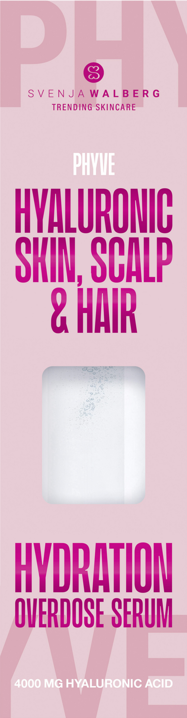 Сыворотка для лица Svenja Walberg Phyve Hyaluronic Skin & Scalp & Hair Overdose Serum
Сыворотка для лица Svenja Walberg Phyve Hyaluronic Skin & Scalp & Hair Overdose Serum