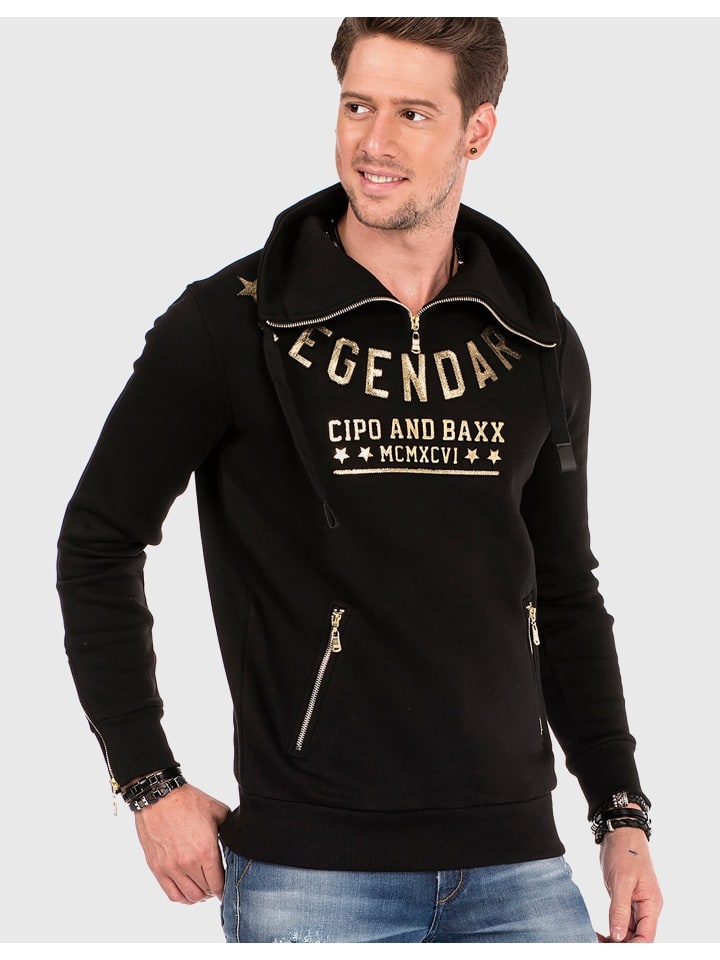 Толстовка Cipo & Baxx, черный 
Толстовка Cipo & Baxx, черный