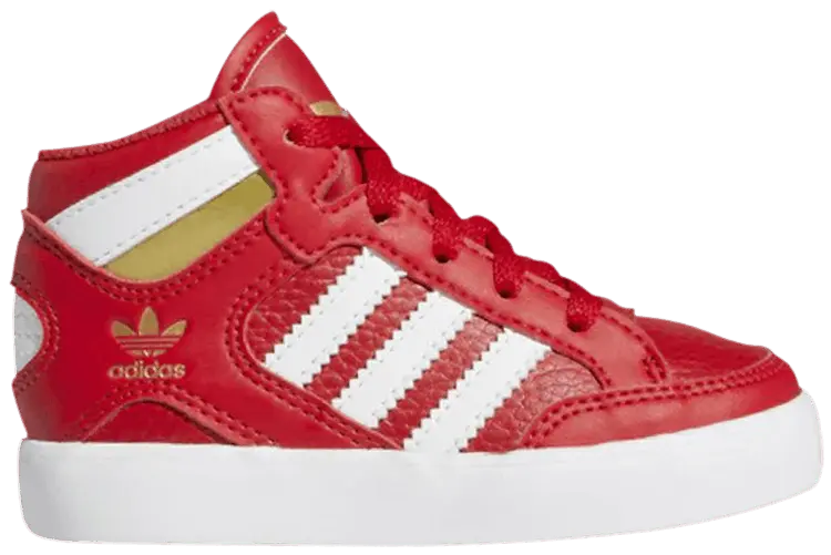 Кроссовки adidas Hard Court High Infant 'Scarlet Gold Metallic', красный
Кроссовки adidas Hard Court High Infant 'Scarlet Gold Metallic', красный