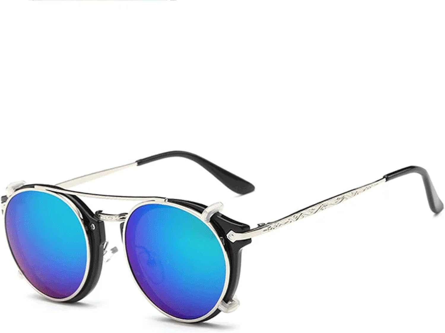 Круглые солнцезащитные очки в стиле стимпанк для мужчин и женщин, двухслойные, со съемными линзами, отстегивающиеся линзы, прозрачные, с полыми дужками DSVIGF, Silver Green
Круглые солнцезащитные очки в стиле стимпанк для мужчин и женщин, двухслойные, со съемными линзами, отстегивающиеся линзы, прозрачные, с полыми дужками DSVIGF, Silver Green