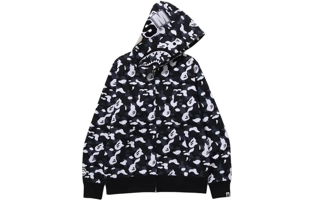 Бейп x Dsm камуфляж акула худи с молнией A BATHING APE, черный
Бейп x Dsm камуфляж акула худи с молнией A BATHING APE, черный