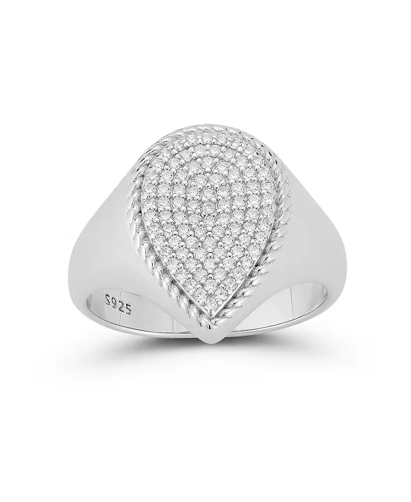 Кольцо-Печатка из стерлингового серебра с грушевидной огранкой Rachel Zoe, silver
Кольцо-Печатка из стерлингового серебра с грушевидной огранкой Rachel Zoe, silver