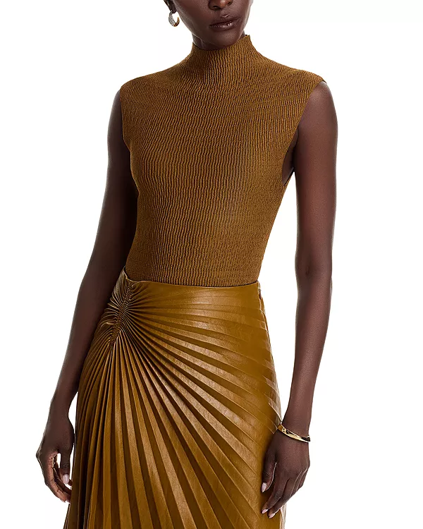 Топ с высоким воротником Jada A.L.C., коричневый
Топ с высоким воротником Jada A.L.C., коричневый