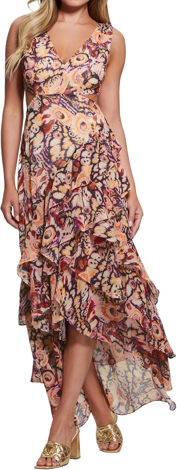 GUESS Женское платье Leisha, Butterfly Aura Print
GUESS Женское платье Leisha, Butterfly Aura Print