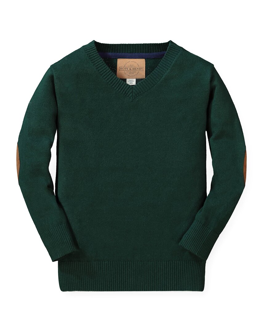 Hope & Henry Тонкий свитер с V-образным вырезом, зеленый
Hope & Henry Тонкий свитер с V-образным вырезом, зеленый