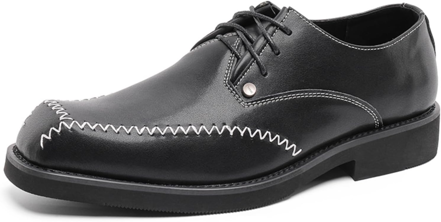 Мужские дерби с шнуровкой, классические деловые туфли с круглым носком, декоративной строчкой и невысоким каблуком Kpdwfms, черный
Мужские дерби с шнуровкой, классические деловые туфли с круглым носком, декоративной строчкой и невысоким каблуком Kpdwfms, черный