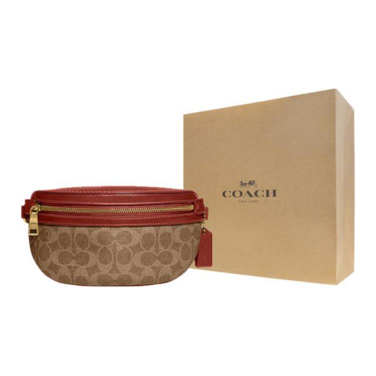 Маленький женский поясной кроссбоди-рюкзак One Shoulder из покрытого холста с телячьей кожей Tan COACH, yellow box
Маленький женский поясной кроссбоди-рюкзак One Shoulder из покрытого холста с телячьей кожей Tan COACH, yellow box