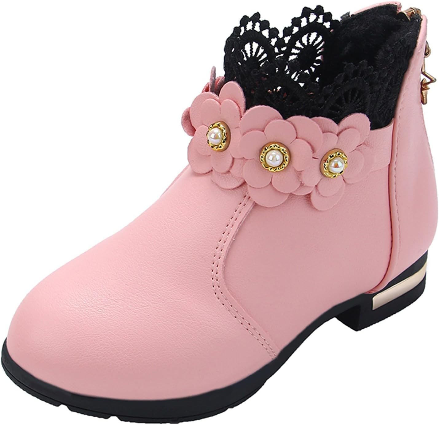 Детские ботильоны на низком каблуке с флисовой подкладкой, теплые, водоотталкивающие, для улицы, с противоскользящей подошвой, кожаные короткие ботинки для платья Generic, Pink
Детские ботильоны на низком каблуке с флисовой подкладкой, теплые, водоотталкивающие, для улицы, с противоскользящей подошвой, кожаные короткие ботинки для платья Generic, Pink