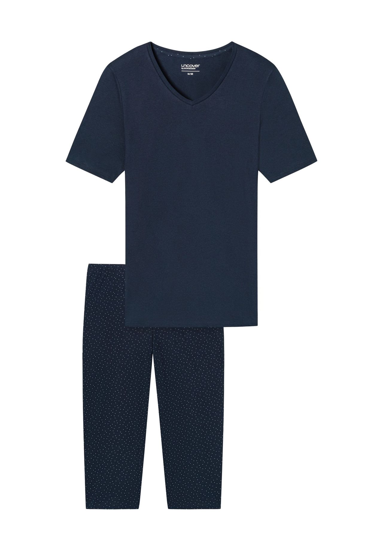 Пижама-капри, V-образный вырез, качество одинарного джерси, для женщин Uncover by SCHIESSER, цвет 803 Dunkelblau
Пижама-капри, V-образный вырез, качество одинарного джерси, для женщин Uncover by SCHIESSER, цвет 803 Dunkelblau