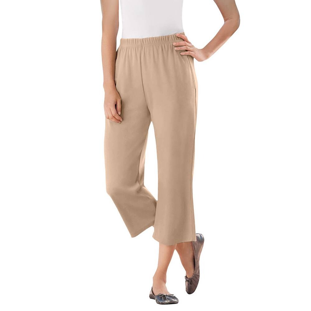 Женские миниатюрные 7-дневные вязаные капри больших размеров для женщин Woman Within, цвет New Khaki
Женские миниатюрные 7-дневные вязаные капри больших размеров для женщин Woman Within, цвет New Khaki