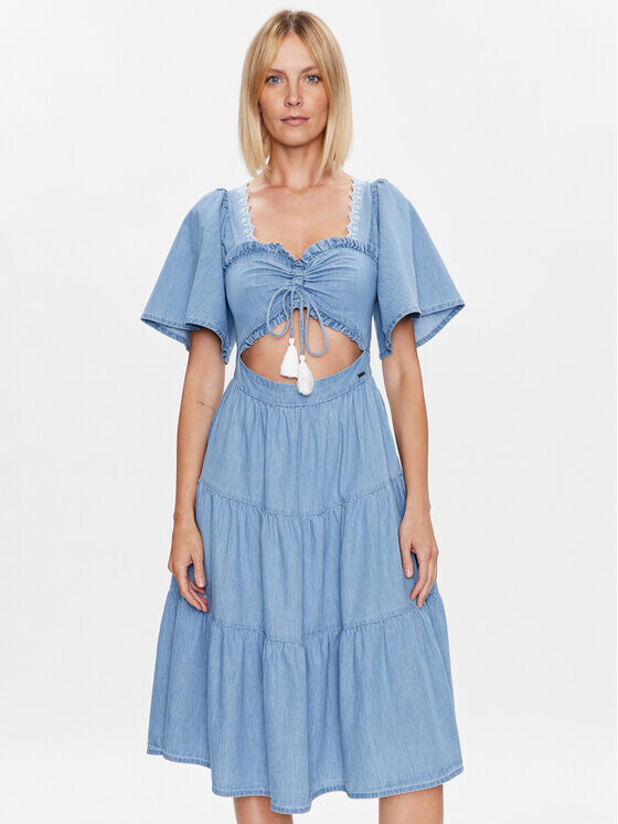 Платье на каждый день, стандартного кроя Pepe Jeans, синий
Платье на каждый день, стандартного кроя Pepe Jeans, синий