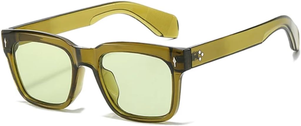 Солнцезащитные очки с градиентным переходом цвета для женщин и мужчин, винтажные, с заклепками, оливкового цвета, защита от УФ-излучения UV400 UATXTAU, Olive Green Green
Солнцезащитные очки с градиентным переходом цвета для женщин и мужчин, винтажные, с заклепками, оливкового цвета, защита от УФ-излучения UV400 UATXTAU, Olive Green Green