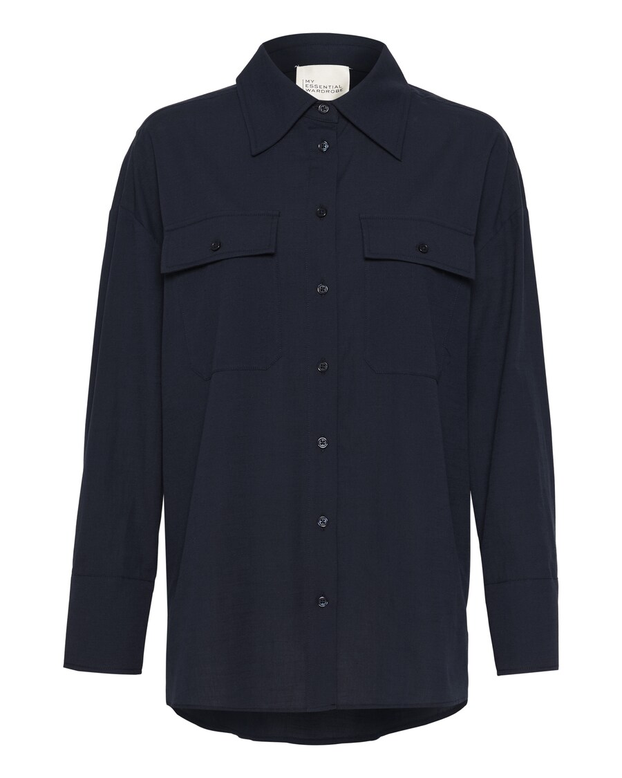 Рубашка My Essential Wardrobe Blouse Zenia, темно-синий
Рубашка My Essential Wardrobe Blouse Zenia, темно-синий