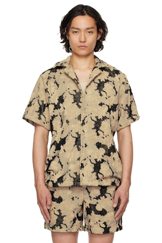 Бежевый и черный Jura Contraste Cuba Terry рубашка OAS
Бежевый и черный Jura Contraste Cuba Terry рубашка OAS