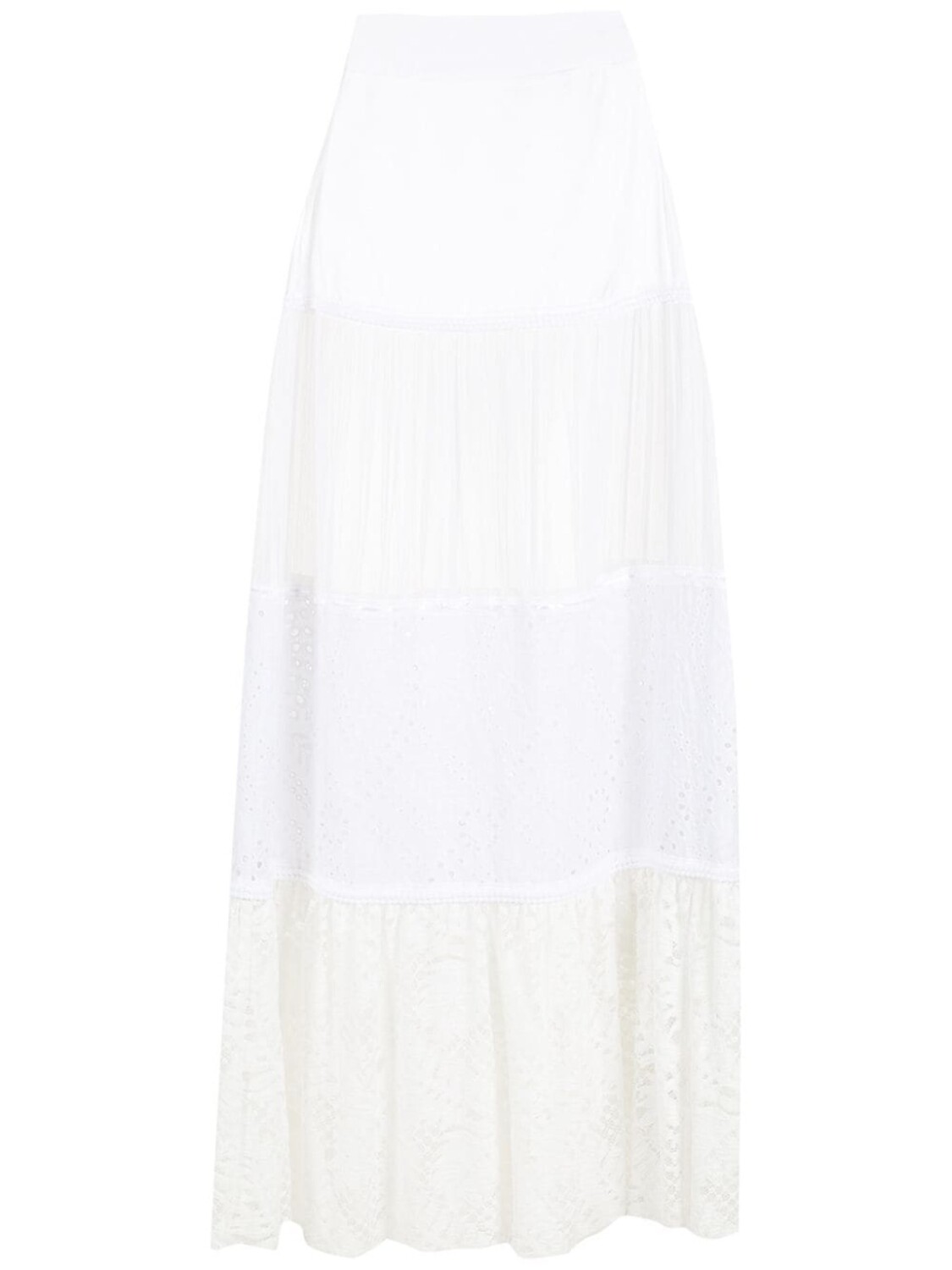 Amir Slama длинная юбка с английской вышивкой, белый 
Amir Slama длинная юбка с английской вышивкой, белый