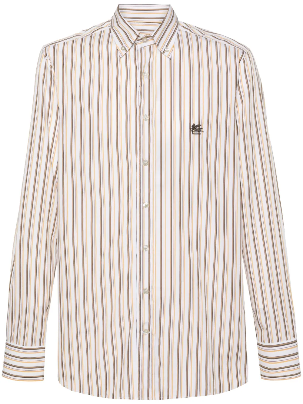 Полосатая рубашка с логотипом Pegaso ETRO, белый
Полосатая рубашка с логотипом Pegaso ETRO, белый