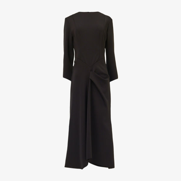 Платье миди Leem с поясом на талии и короткими рукавами плиссированное, черный
Платье миди Leem с поясом на талии и короткими рукавами плиссированное, черный