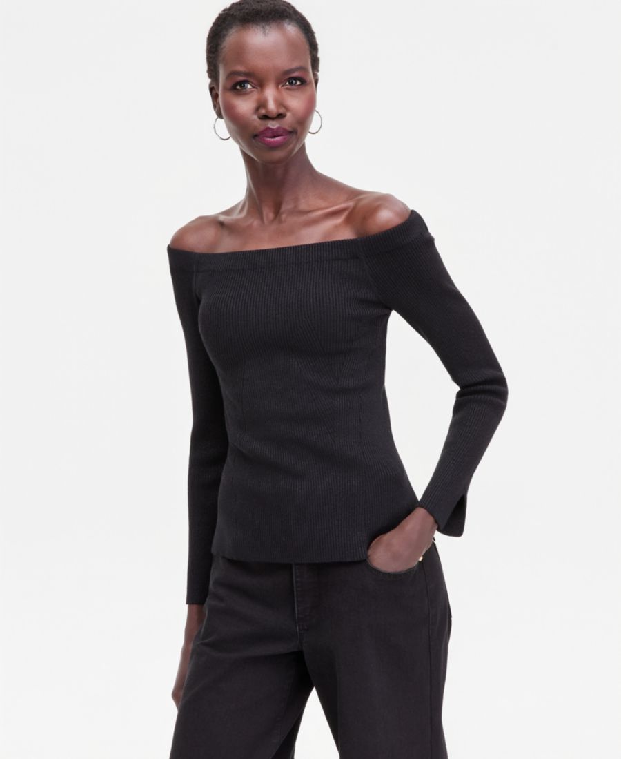 Женский свитер с широким воротником из блестящей вязки, эксклюзивно представлен в Macy's INC International Concepts, Deep Black Lrx
Женский свитер с широким воротником из блестящей вязки, эксклюзивно представлен в Macy's INC International Concepts, Deep Black Lrx