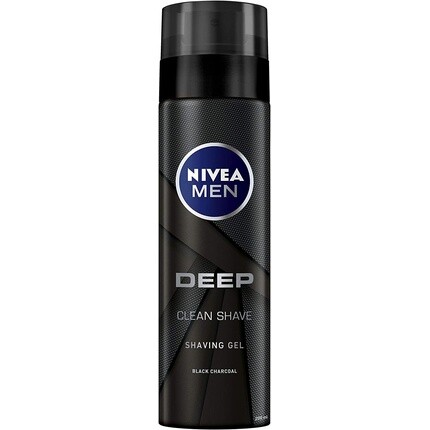 Мужской гель для глубокого бритья Black Carbon 200 мл, Nivea 
Мужской гель для глубокого бритья Black Carbon 200 мл, Nivea