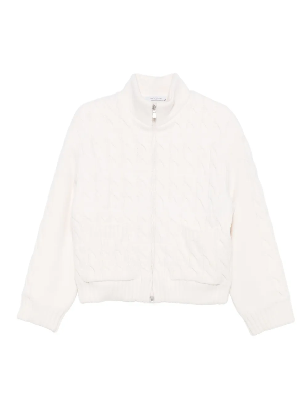 Куртка фактурной вязки на молнии Gran Sasso, белый
Куртка фактурной вязки на молнии Gran Sasso, белый