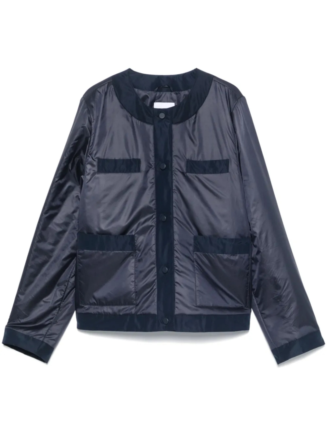 ASPESI однобортный пуховик, синий
ASPESI однобортный пуховик, синий