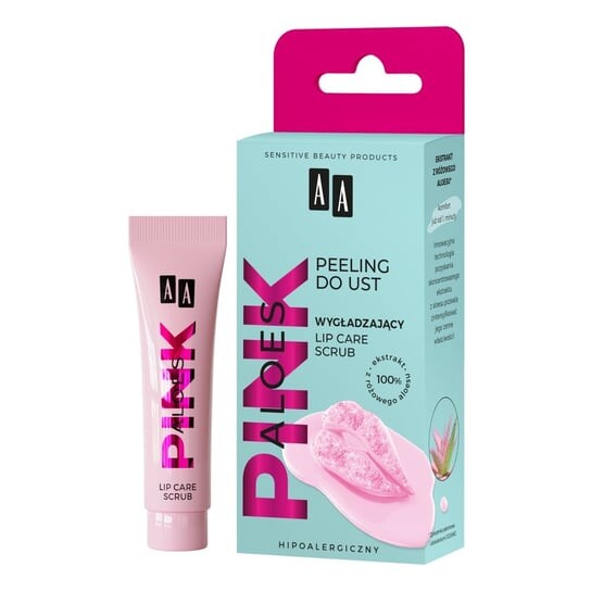 Разглаживающий скраб для ухода за губами, 10 г AA, Aloe Pink
Разглаживающий скраб для ухода за губами, 10 г AA, Aloe Pink
