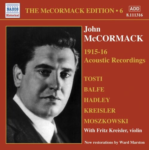 CD диск McCormack; Kreisler: V. 6: McCormack Edition
CD диск McCormack; Kreisler: V. 6: McCormack Edition