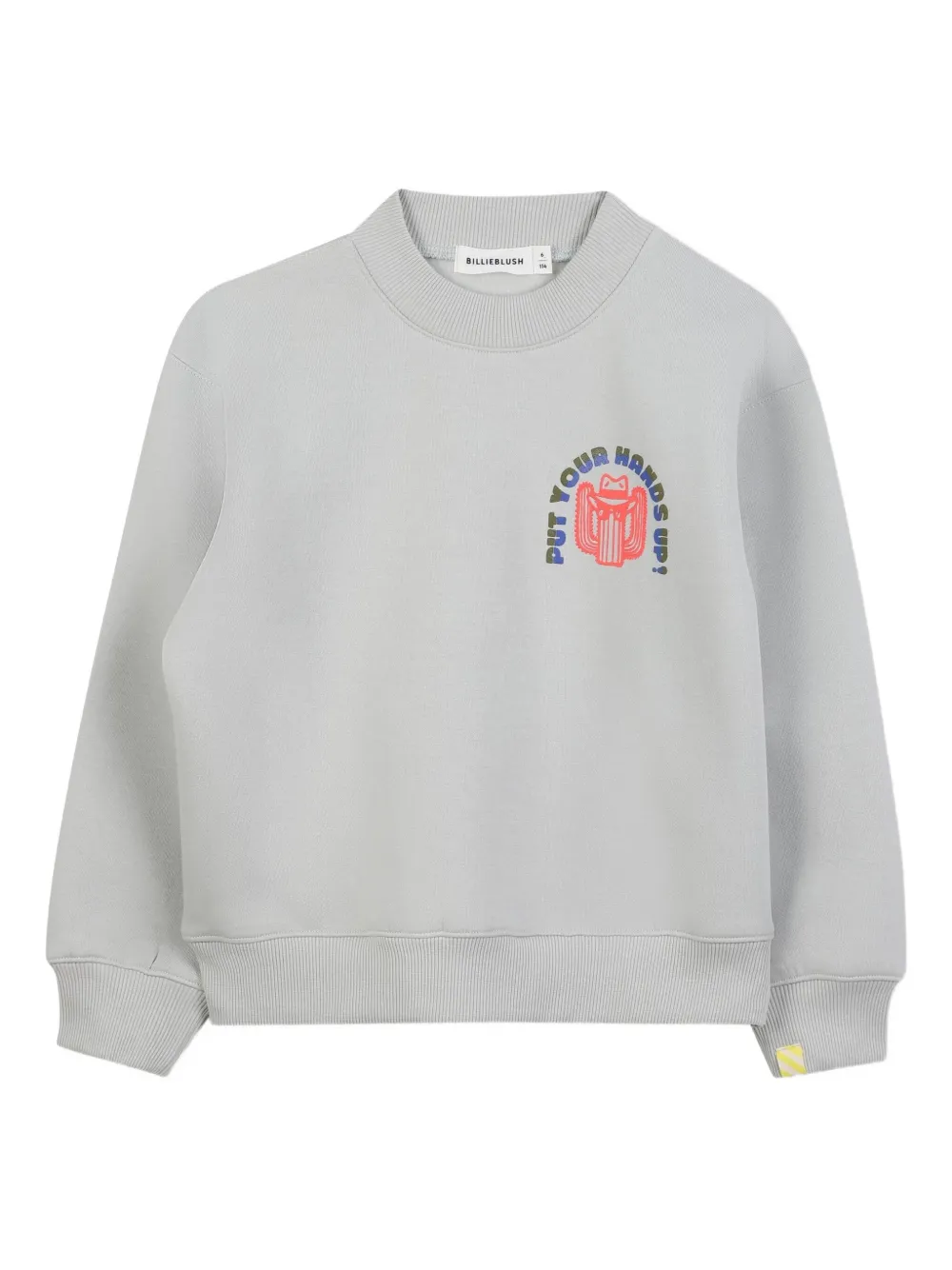 Толстовка с графичным принтом Billieblush, серый 
Толстовка с графичным принтом Billieblush, серый
