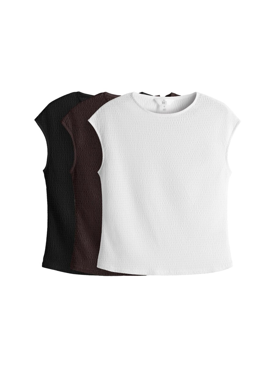 Рубашка The Set, коричневый/черный/белый
Рубашка The Set, коричневый/черный/белый