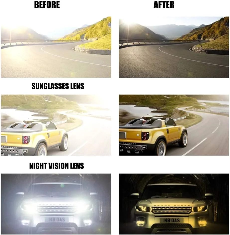 Очень большие поляризованные солнцезащитные очки-клипсы для ношения поверх очков с диоптриями, с защитой от бликов и УФ-излучения FRAZALA, Yellow/Night Vision
Очень большие поляризованные солнцезащитные очки-клипсы для ношения поверх очков с диоптриями, с защитой от бликов и УФ-излучения FRAZALA, Yellow/Night Vision