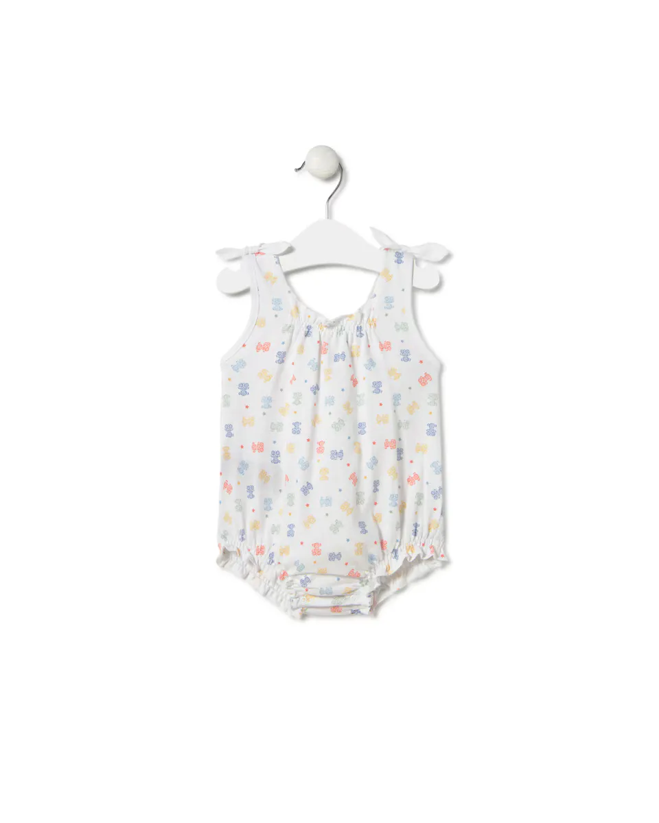 Хлопковый комбинезон для малышей с принтом и разноцветными мишками Tous, белый
Хлопковый комбинезон для малышей с принтом и разноцветными мишками Tous, белый