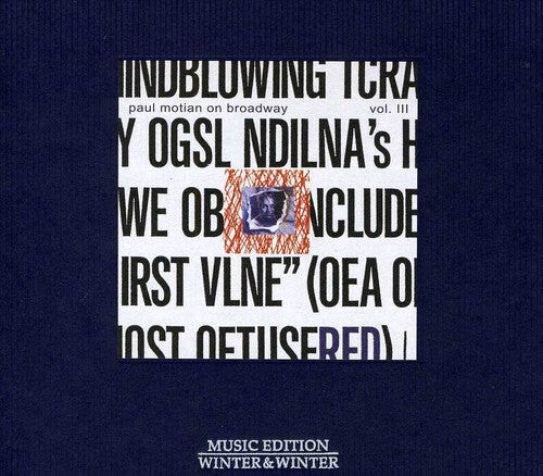 CD диск Motian, Paul: On Broadway 3
CD диск Motian, Paul: On Broadway 3