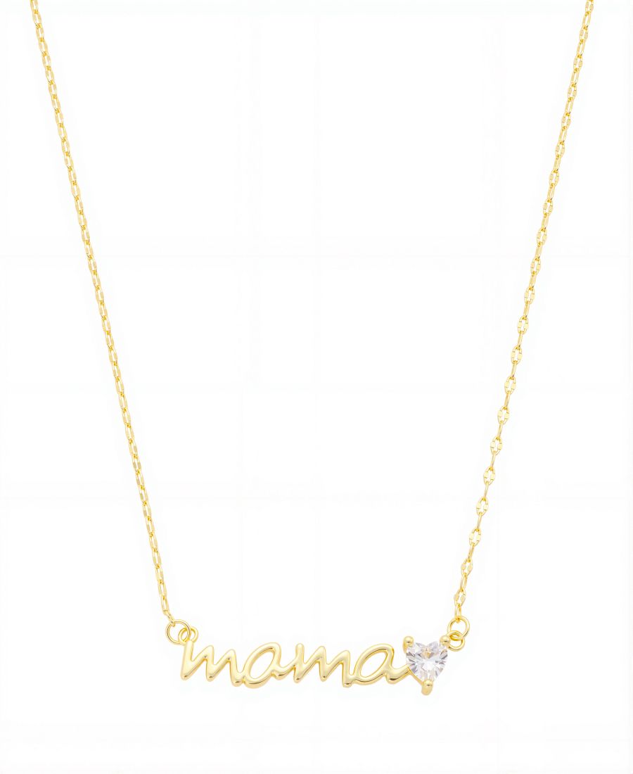 Кулон-подвеска в форме сердца с кубическим цирконием от мамы Unwritten, Gold
Кулон-подвеска в форме сердца с кубическим цирконием от мамы Unwritten, Gold