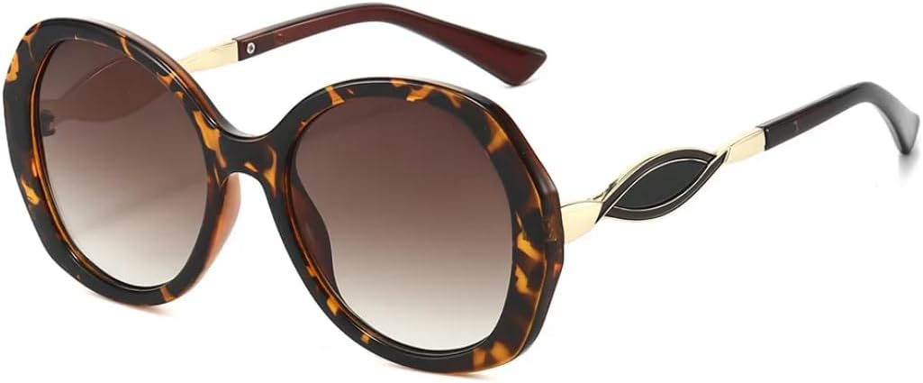 Ретро-солнцезащитные очки овальной формы с градиентным переходом цвета для женщин, контрастная оправа нестандартной формы, модные повседневные очки для мужчин с защитой от УФ-излучения UV400 TVTBBVV, Leopard Tea
Ретро-солнцезащитные очки овальной формы с градиентным переходом цвета для женщин, контрастная оправа нестандартной формы, модные повседневные очки для мужчин с защитой от УФ-излучения UV400 TVTBBVV, Leopard Tea