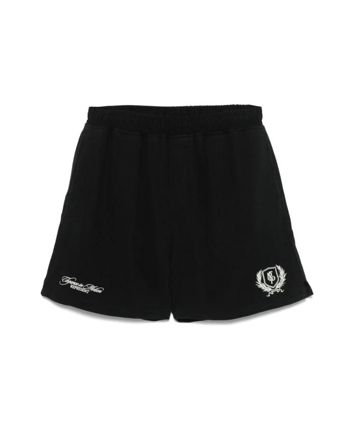 Черные шорты с эластичным поясом и карманами. Represent, черный
Черные шорты с эластичным поясом и карманами. Represent, черный