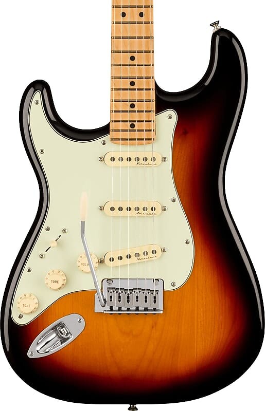 Электрогитара Fender Player Plus Stratocaster Electric Guitar. Left-Hand, Maple Fingerboard, 3-Color Sunburst
Электрогитара Fender Player Plus Stratocaster Electric Guitar. Left-Hand, Maple Fingerboard, 3-Color Sunburst