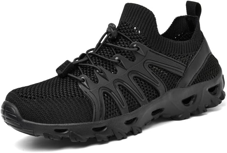 Мужские походные кроссовки для треккинга, водонепроницаемые, быстросохнущие, дышащие, с сеткой, нескользящие, легкие, с дренажными отверстиями для прогулок по рекам, каякинга, рыбалки, велоспорта Qacksv, черный
Мужские походные кроссовки для треккинга, водонепроницаемые, быстросохнущие, дышащие, с сеткой, нескользящие, легкие, с дренажными отверстиями для прогулок по рекам, каякинга, рыбалки, велоспорта Qacksv, черный