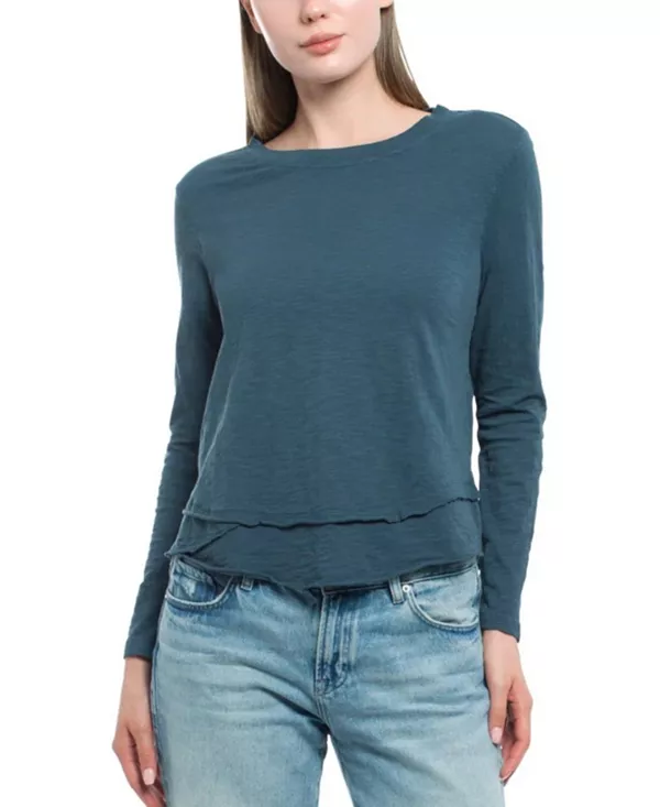 Футболка с длинным рукавом и имитацией многослойности Wilt Clothing, синий
Футболка с длинным рукавом и имитацией многослойности Wilt Clothing, синий