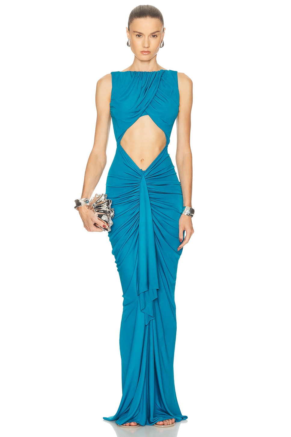 Платье-майка Bateau с отстегивающейся юбкой Drape Disconnect Christopher Esber, Lake
Платье-майка Bateau с отстегивающейся юбкой Drape Disconnect Christopher Esber, Lake