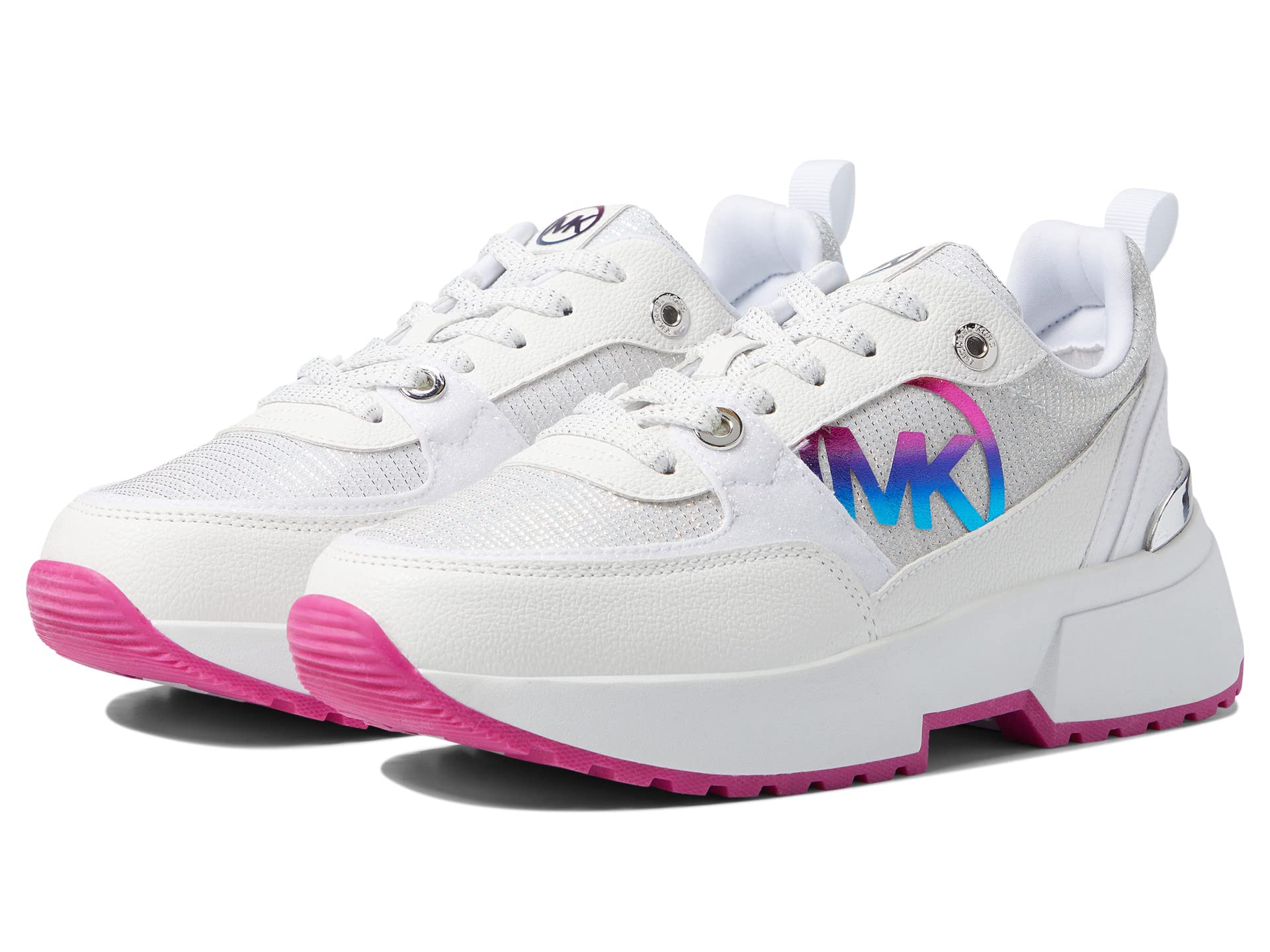 Кроссовки MICHAEL Michael Kors Kids Cosmo Sport, цвет White/Rainbow Multi
Кроссовки MICHAEL Michael Kors Kids Cosmo Sport, цвет White/Rainbow Multi