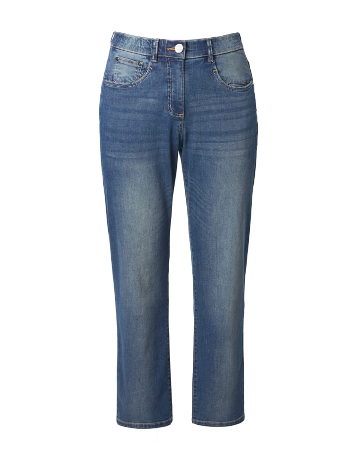 Джинсы из синего денима Ulla Popken
Джинсы из синего денима Ulla Popken