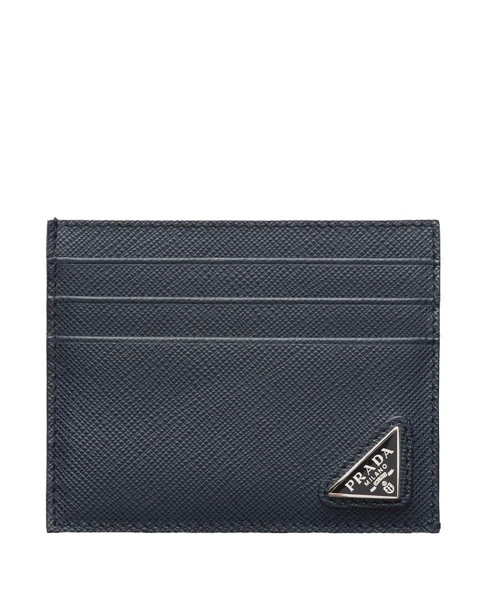 Картхолдер из кожи Saffiano Prada, синий
Картхолдер из кожи Saffiano Prada, синий