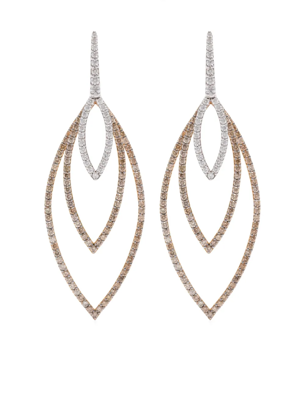 Серьги-подвески из розового золота с бриллиантами Anapsara, розовый
Серьги-подвески из розового золота с бриллиантами Anapsara, розовый