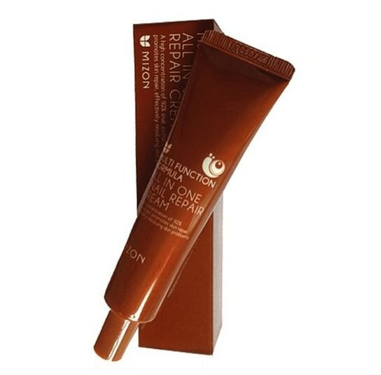 Многофункциональный регенерирующий крем для лица со слизью улитки, 35мл Mizon All in One Snail Repair Cream
Многофункциональный регенерирующий крем для лица со слизью улитки, 35мл Mizon All in One Snail Repair Cream