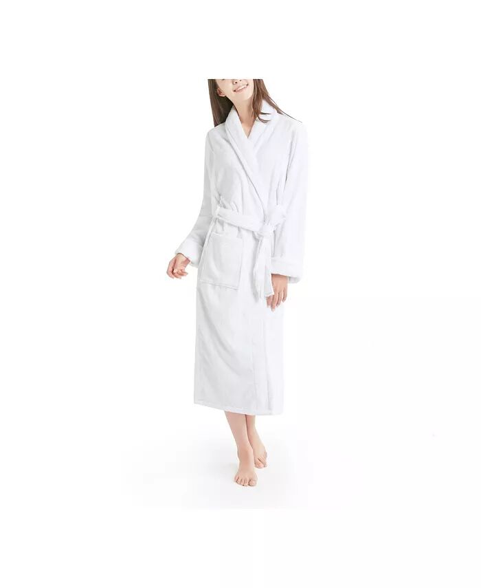 Женский махровый халат из хлопка INK+IVY, белый
Женский махровый халат из хлопка INK+IVY, белый