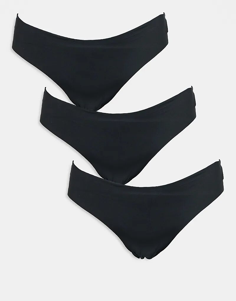 Комплект из 3 бразильских трусиков-брифов без VPL, черный, ASOS DESIGN Curve Asos Curve
Комплект из 3 бразильских трусиков-брифов без VPL, черный, ASOS DESIGN Curve Asos Curve