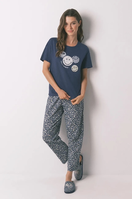 Хлопковая пижама Women'Secret, темно-синий
Хлопковая пижама Women'Secret, темно-синий