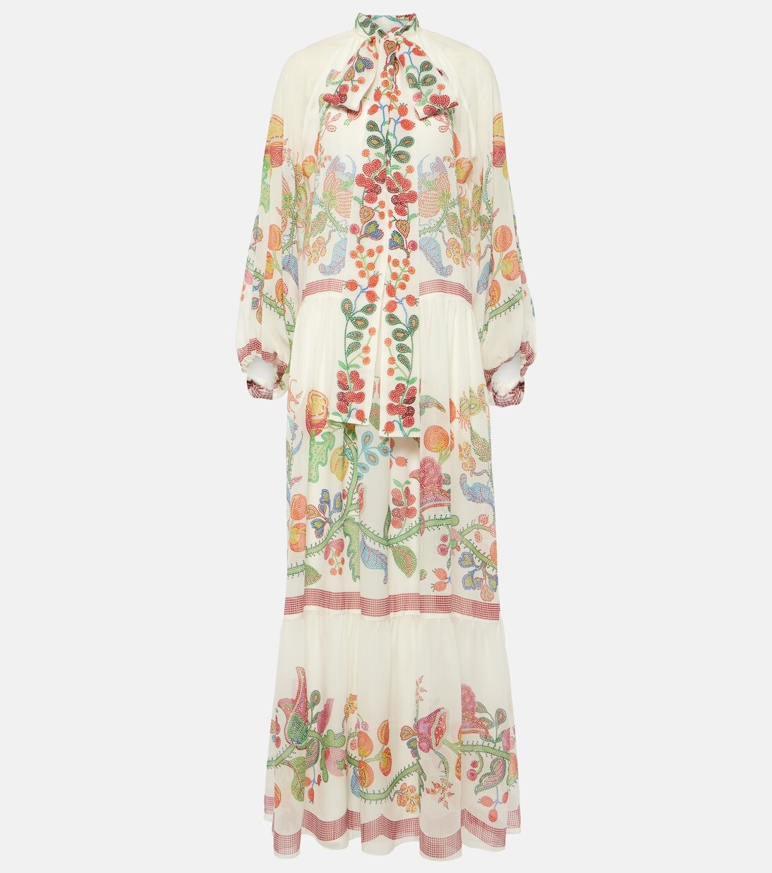 Платье макси из шелкового шифона с принтом athena La Doublej, мультиколор
Платье макси из шелкового шифона с принтом athena La Doublej, мультиколор