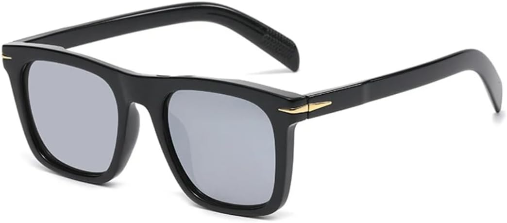 Ретро-солнцезащитные очки с заклепками для женщин, модные солнцезащитные очки с защитой от УФ-излучения UV400, трендовые мужские очки с прозрачными линзами и градиентным зеркальным покрытием UUPTTPL, Black Silver Mirror
Ретро-солнцезащитные очки с заклепками для женщин, модные солнцезащитные очки с защитой от УФ-излучения UV400, трендовые мужские очки с прозрачными линзами и градиентным зеркальным покрытием UUPTTPL, Black Silver Mirror