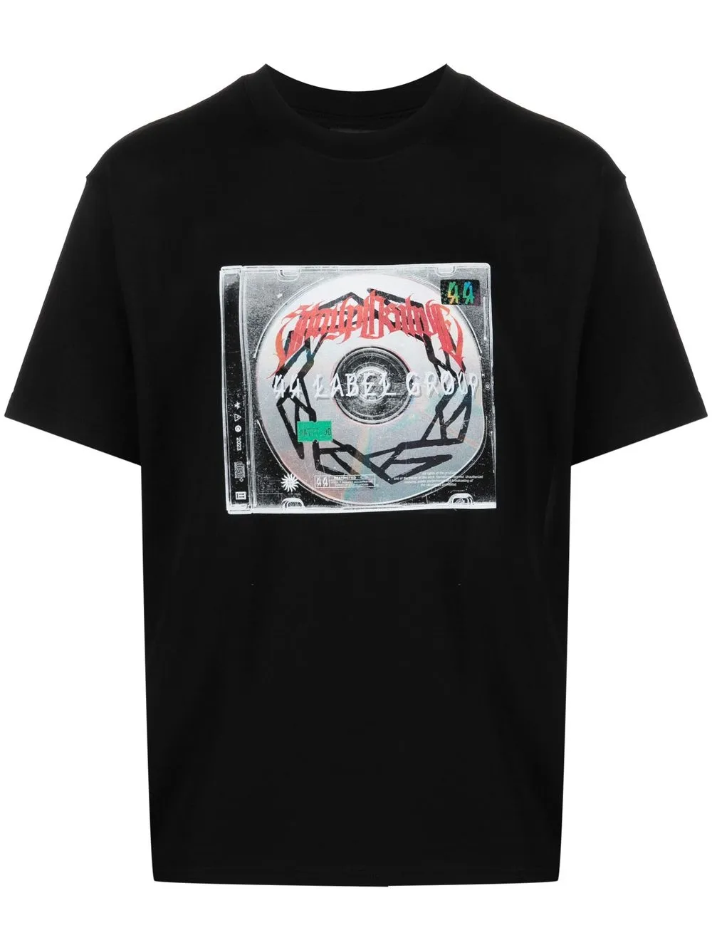 Футболка с графичным принтом 44 LABEL GROUP, черный 
Футболка с графичным принтом 44 LABEL GROUP, черный